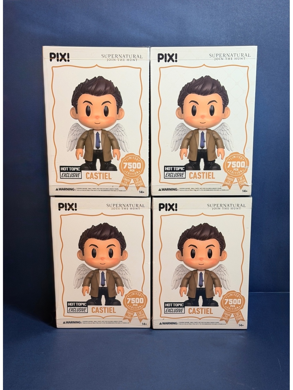 ThrillJoy Pix! 4 pack SEALED. Castiel. Chance of Chase.
